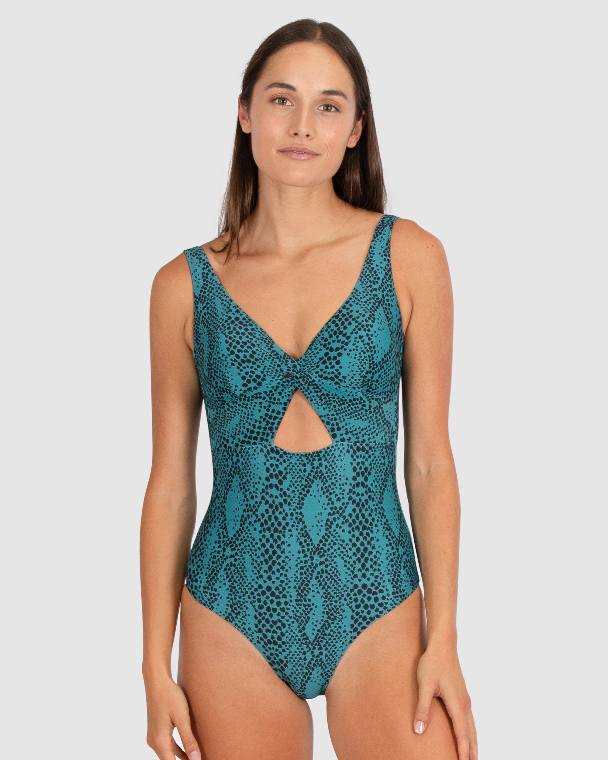 Green cut hot sale out swimsuit