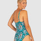 South Beach D-E Cup Ring Front One Piece Swimsuit