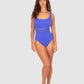 Rococco D-E Cup Square Neck One Piece Swimsuit