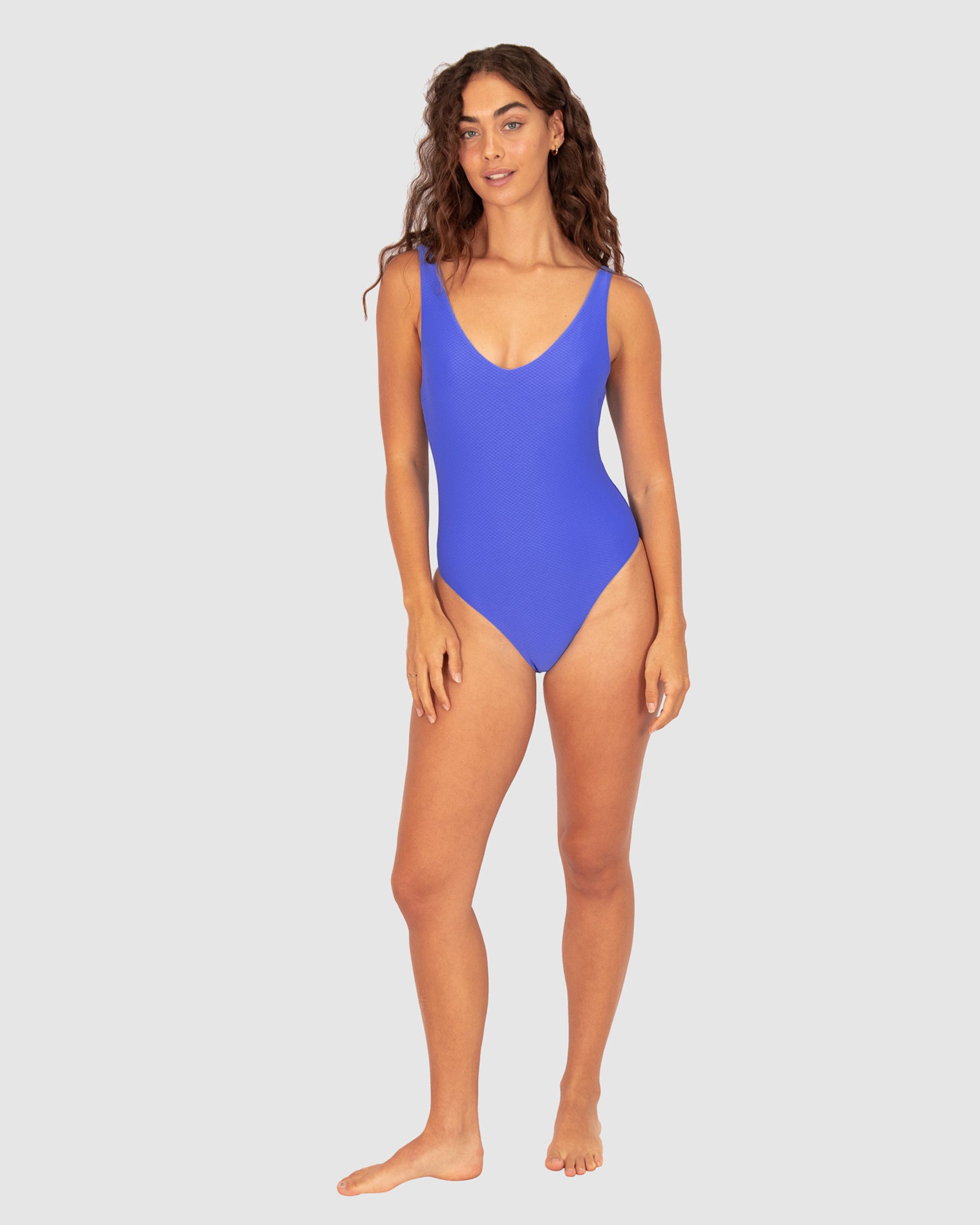 Rococco V Neck One Piece Swimsuit