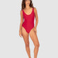 Rococco V Neck One Piece Swimsuit