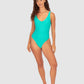 Rococco V Neck One Piece Swimsuit