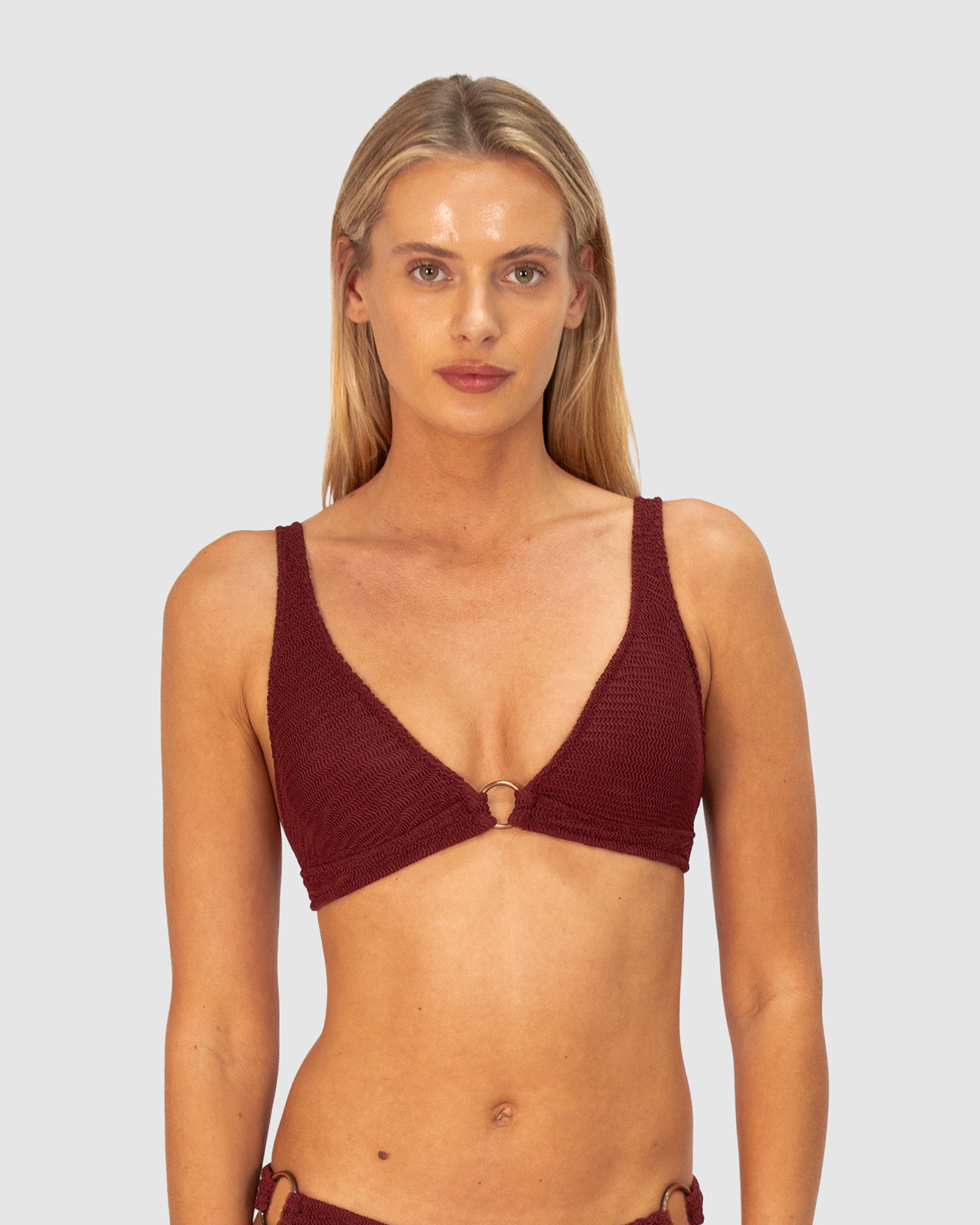 Ibiza Ring Front Bikini Bra Top