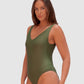 Rococco V Neck One Piece Swimsuit