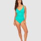 Rococco D-E Cup Ring Front One Piece Swimsuit