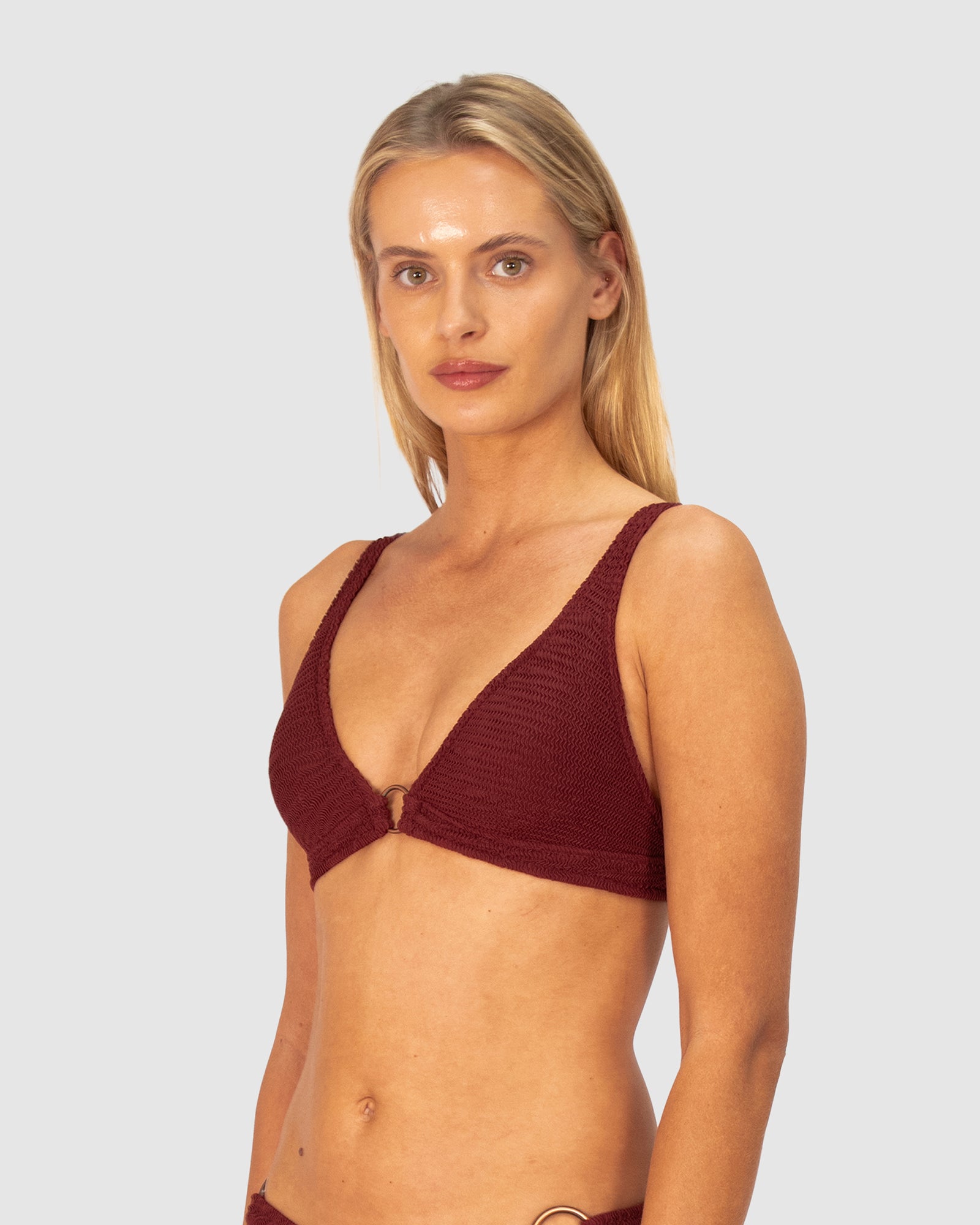 Ibiza Ring Front Bikini Bra Top