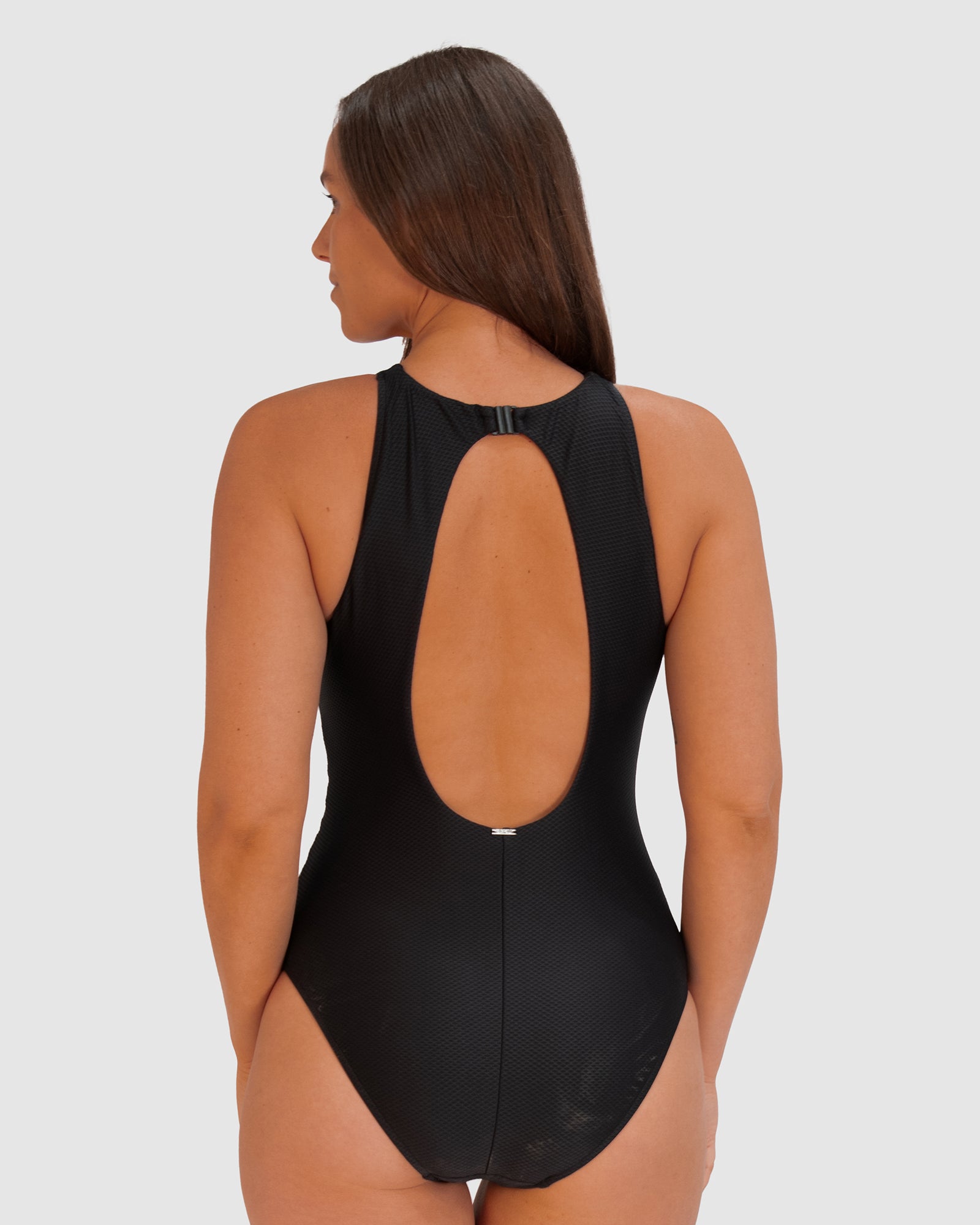 Rococco High Neck One Piece Swimsuit
