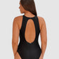 Rococco High Neck One Piece Swimsuit