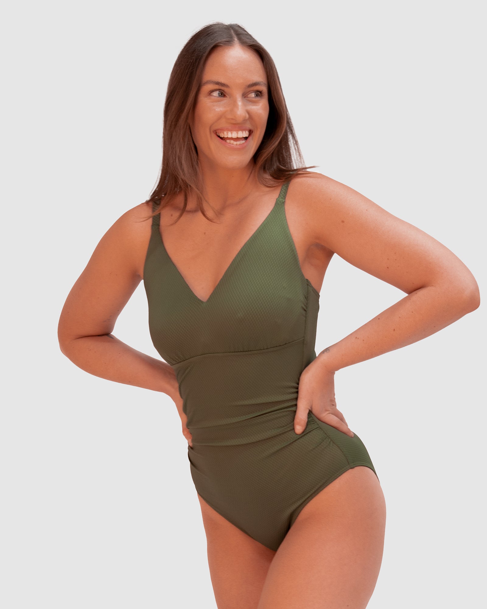 Rococco D-E Cup Underwire One Piece Swimsuit