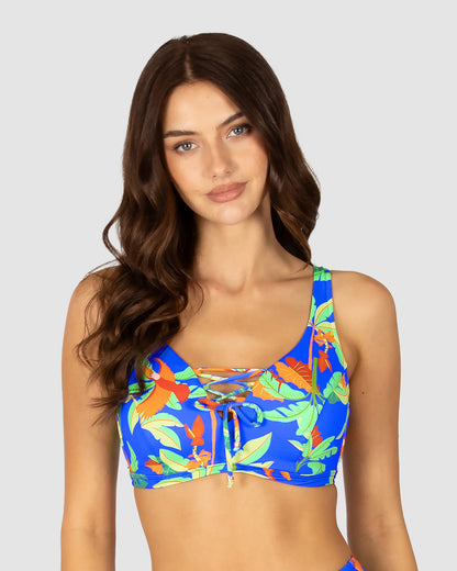 Rio Grande E/F/G Cup Lace Up Bikini Bra Top