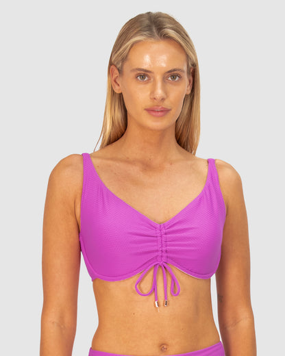 Rococco F Cup Triangle Bikini Bra Top