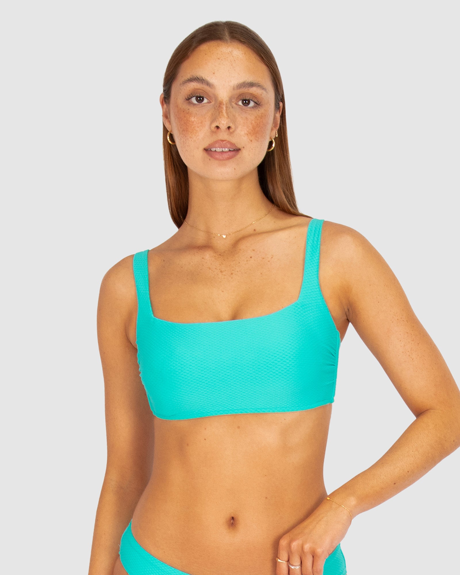 Rococco Square Neck Multifit Bralette Bikini Bra Top