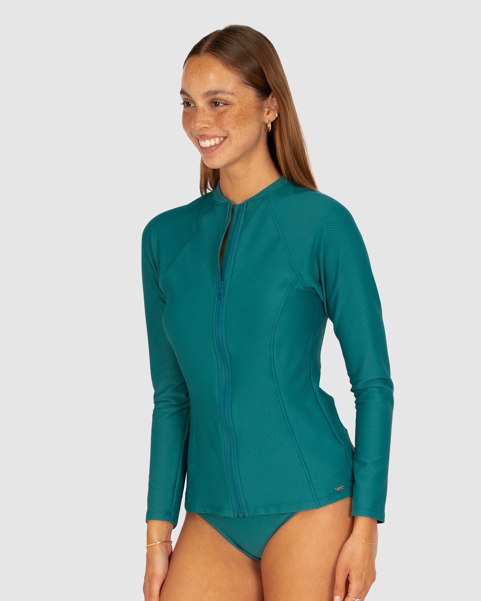 Rococco Long Sleeve Rash Vest Swimwear