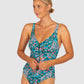 South Beach D-E Cup Ring Front One Piece Swimsuit