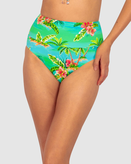 Cocos Islands Extra Firm High Waist Bikini Bottom