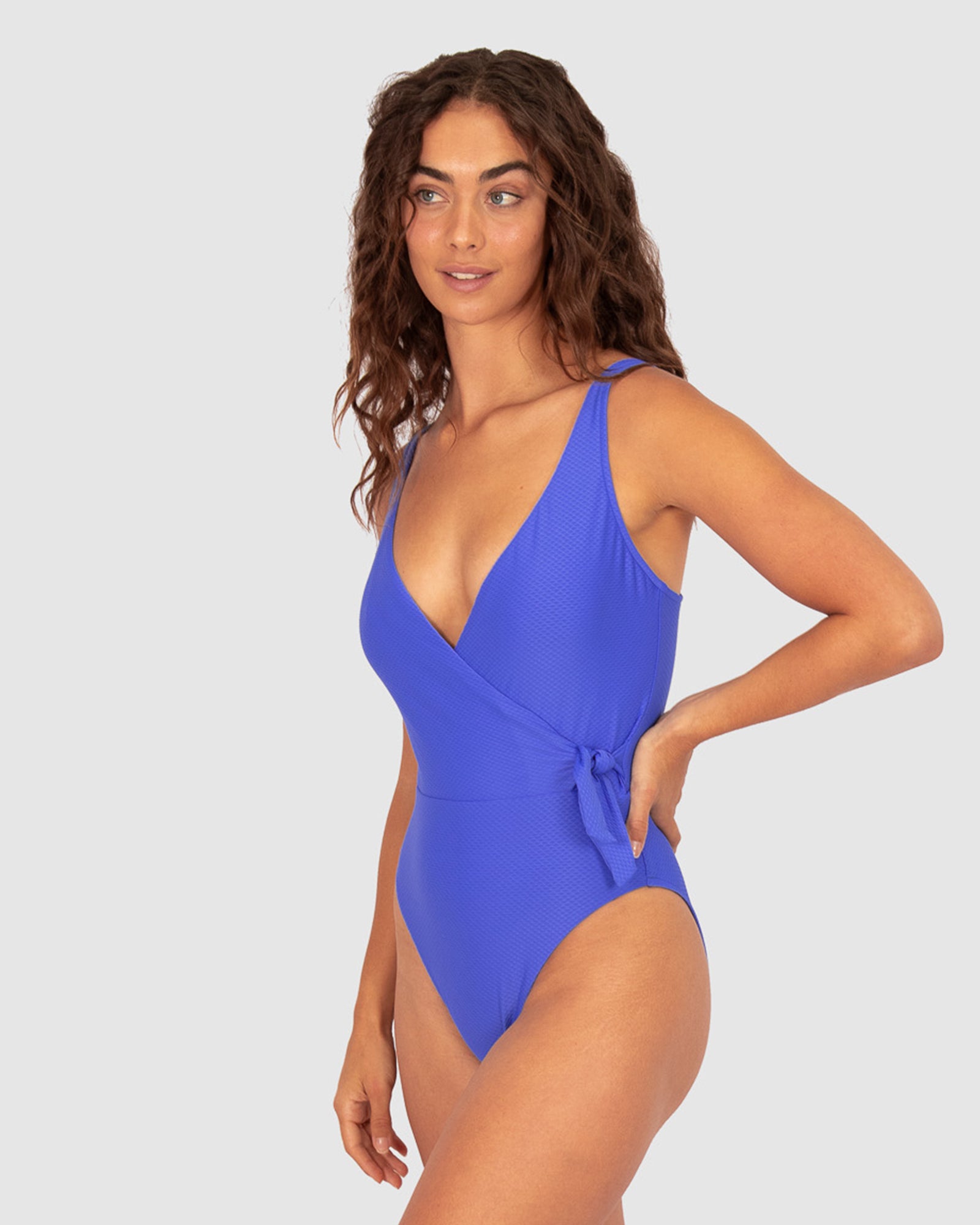 Rococco D-DD Cup Surplice One Piece Swimsuit