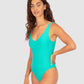 Rococco V Neck One Piece Swimsuit