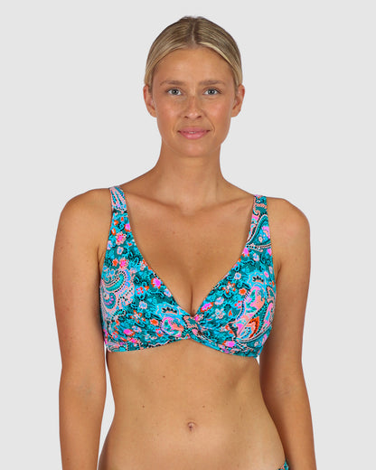 South Beach D-DD Cup Twist Bikini Bra Top