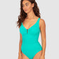 Rococco D-E Cup Ring Front One Piece Swimsuit