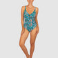 South Beach D-E Cup Ring Front One Piece Swimsuit