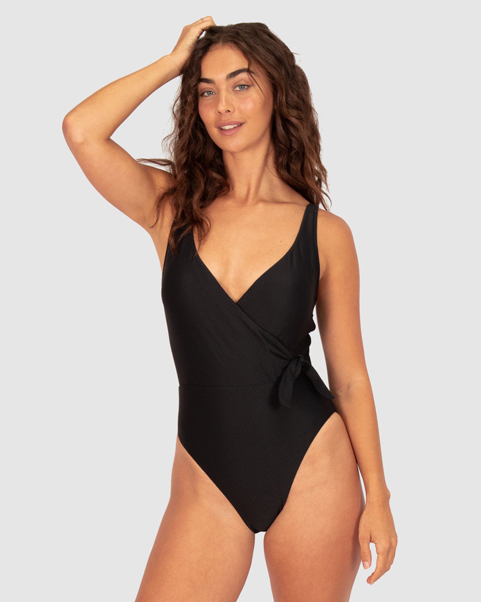 Rococco D-DD Cup Surplice One Piece Swimsuit