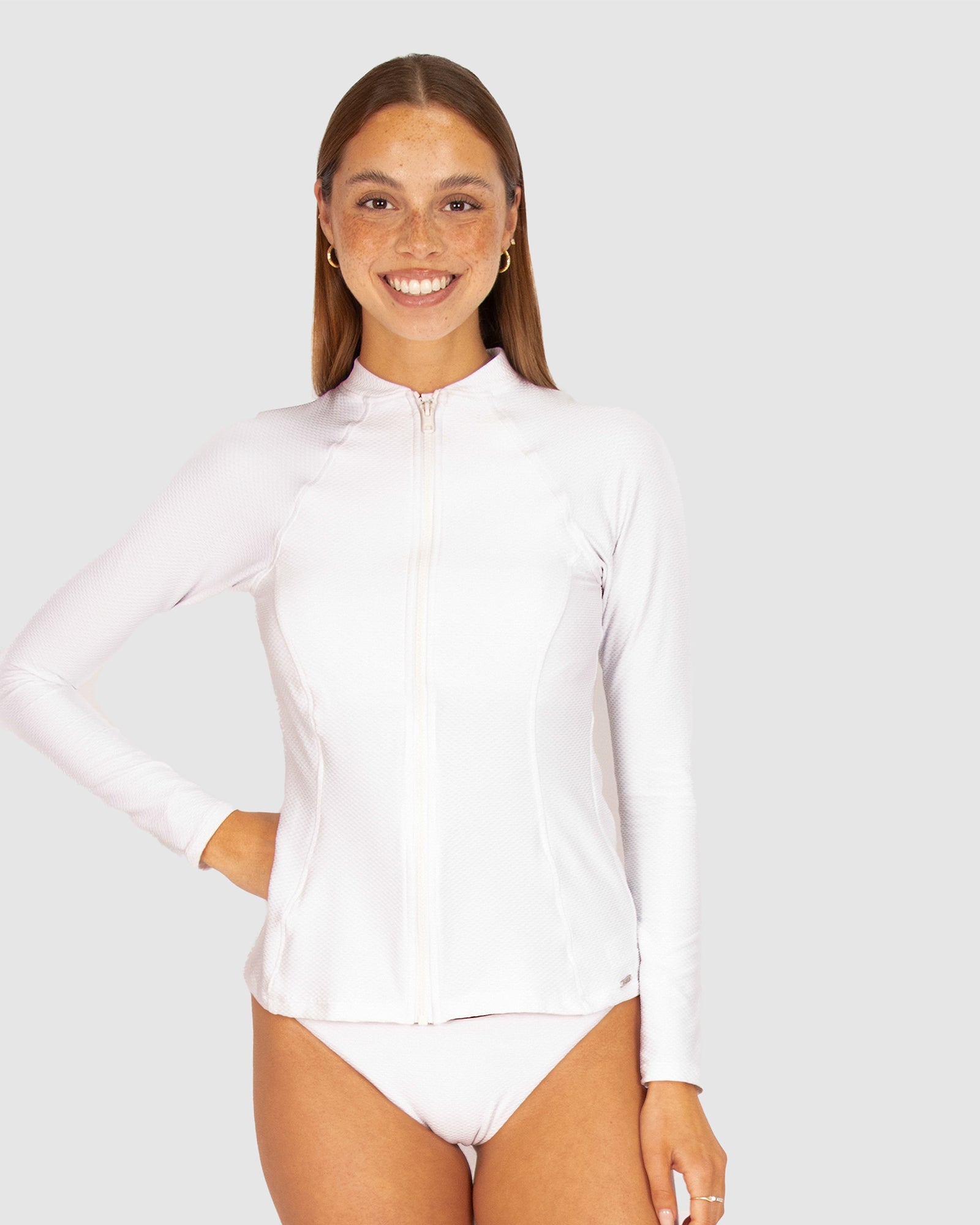 Rococco Long Sleeve Rash Vest Swimwear