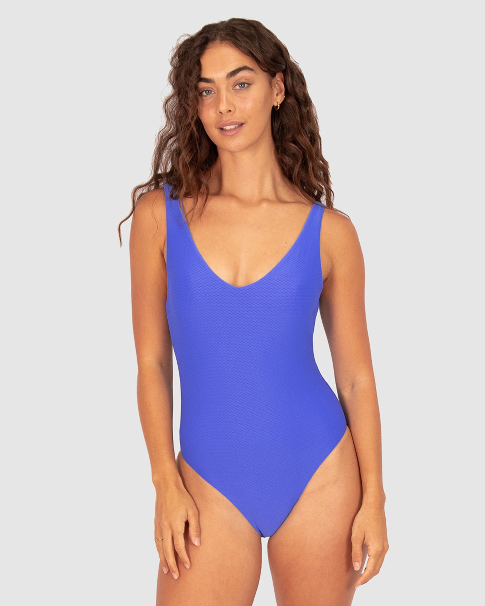 Rococco V Neck One Piece Swimsuit