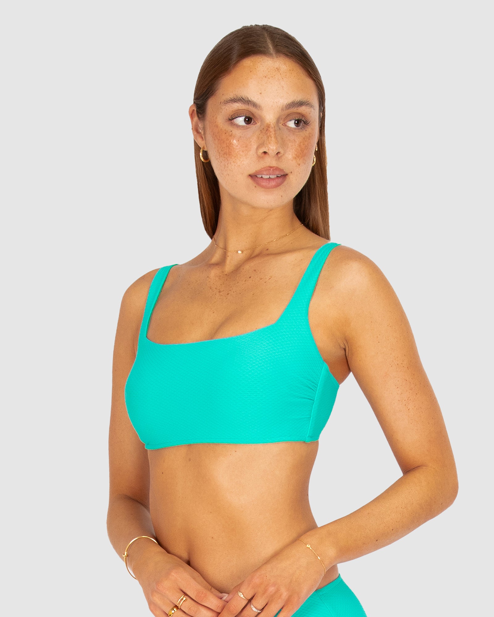 Rococco Square Neck Multifit Bralette Bikini Bra Top