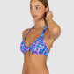 South Beach B-D Cup Retro Halter Bikini Bra Top