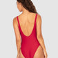 Rococco V Neck One Piece Swimsuit