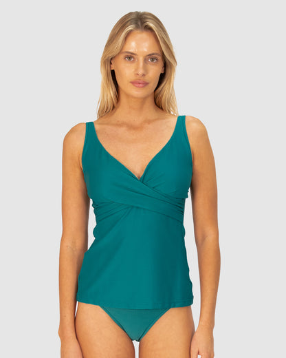 Rococco D-E Cup Wrap Singlet Top