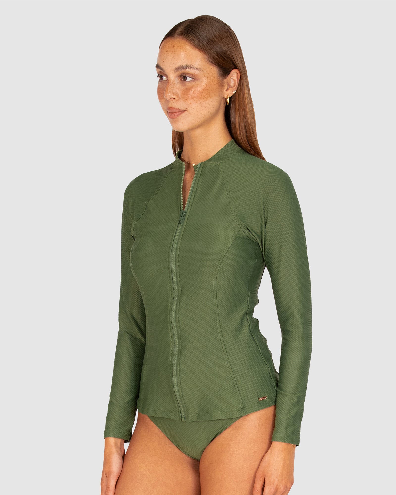 Rococco Long Sleeve Rash Vest Swimwear