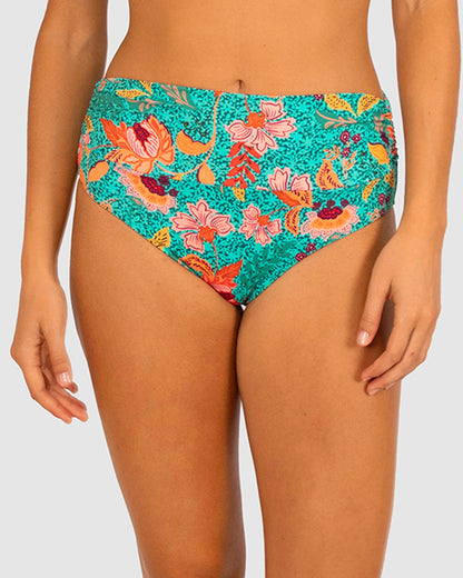 Nomad Summer Roll Top Full Coverage Bikini Pant