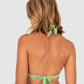 Malibu Ruched Halter Bikini Bra Top