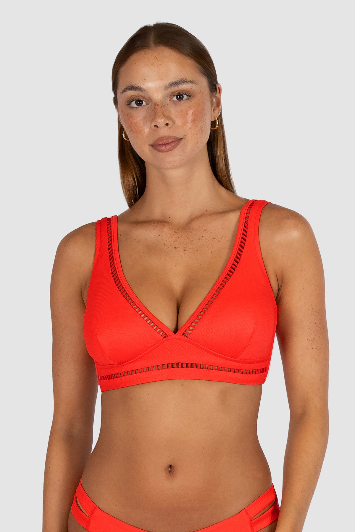 Rococco D/DD Cup Longlline Bikini Bra Top