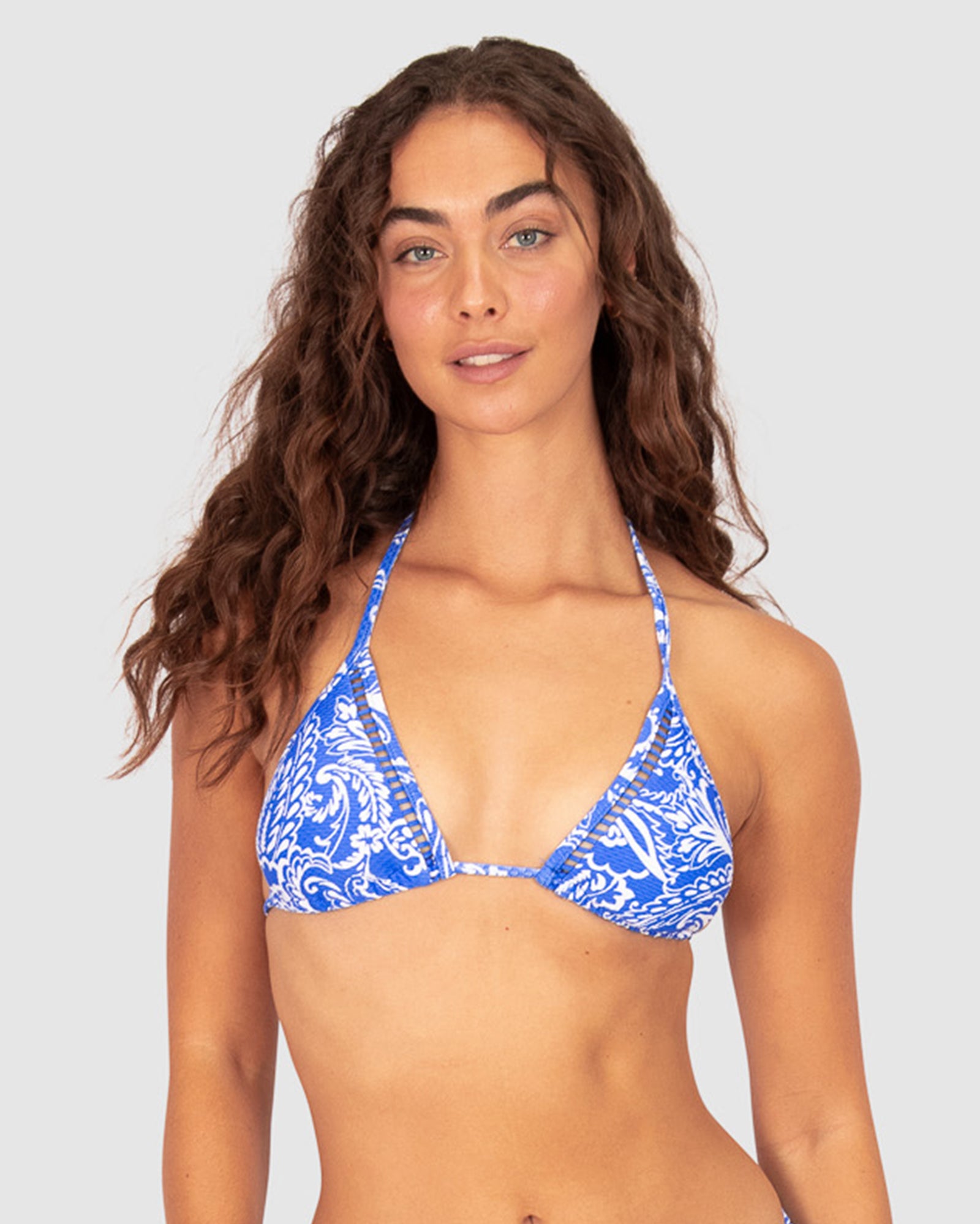 Santa Cruz Ladder Lace Triangle Bikini Bra Top