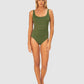 Rococco D-E Cup Square Neck One Piece Swimsuit