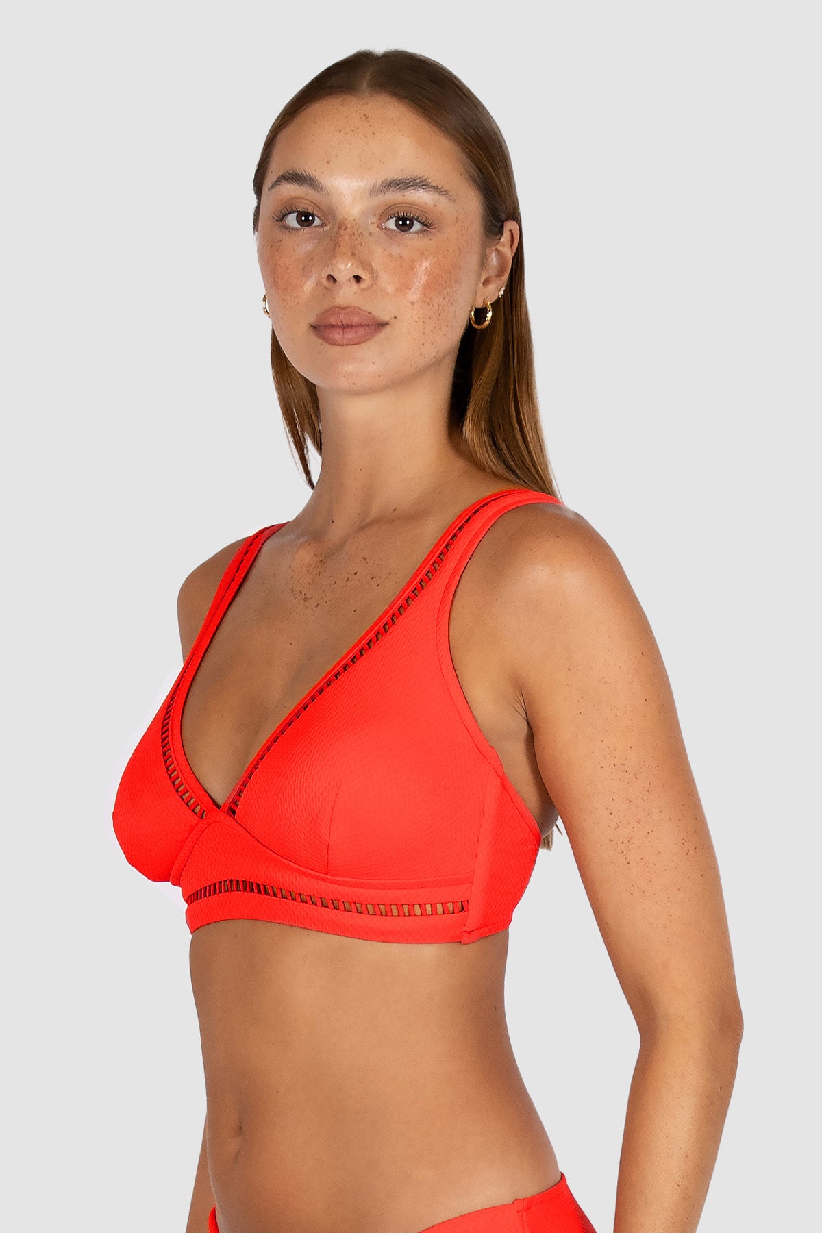 Rococco D/DD Cup Longlline Bikini Bra Top