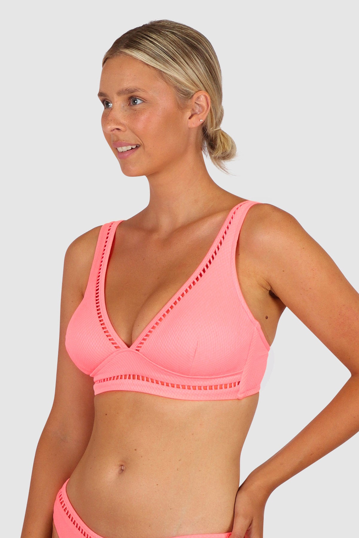 Rococco D/DD Cup Longlline Bikini Bra Top