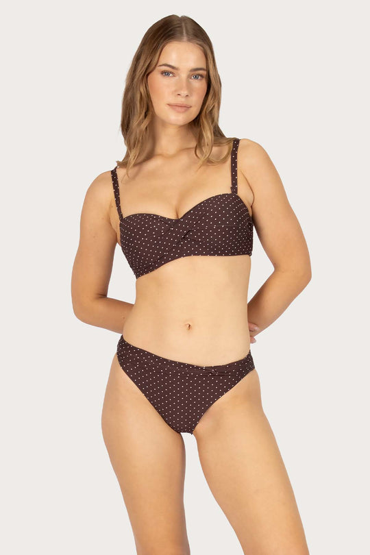 Sundancer D/DD Cup Twist Bandeau Bikini Bra Top