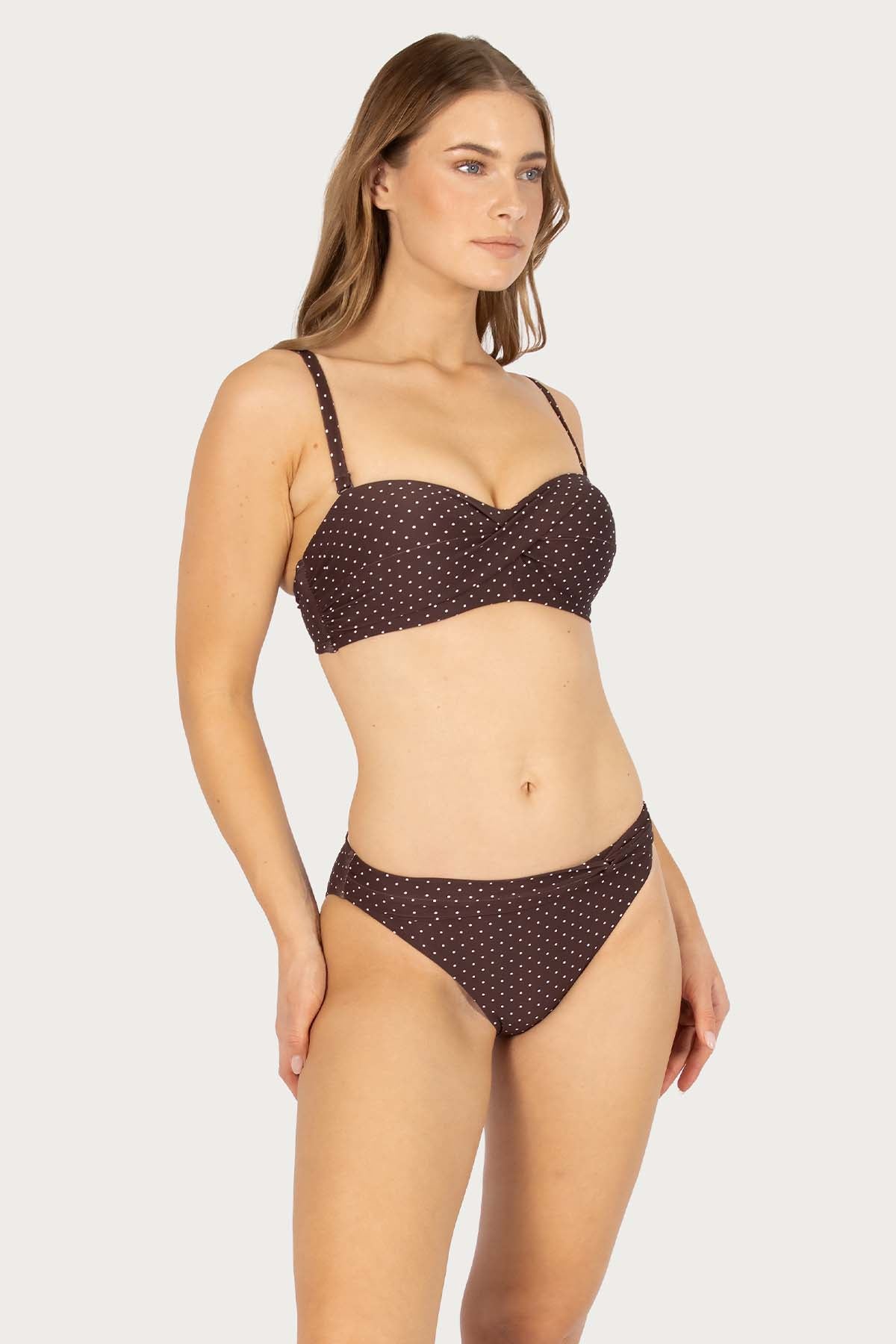 Sundancer D/DD Cup Twist Bandeau Bikini Bra Top