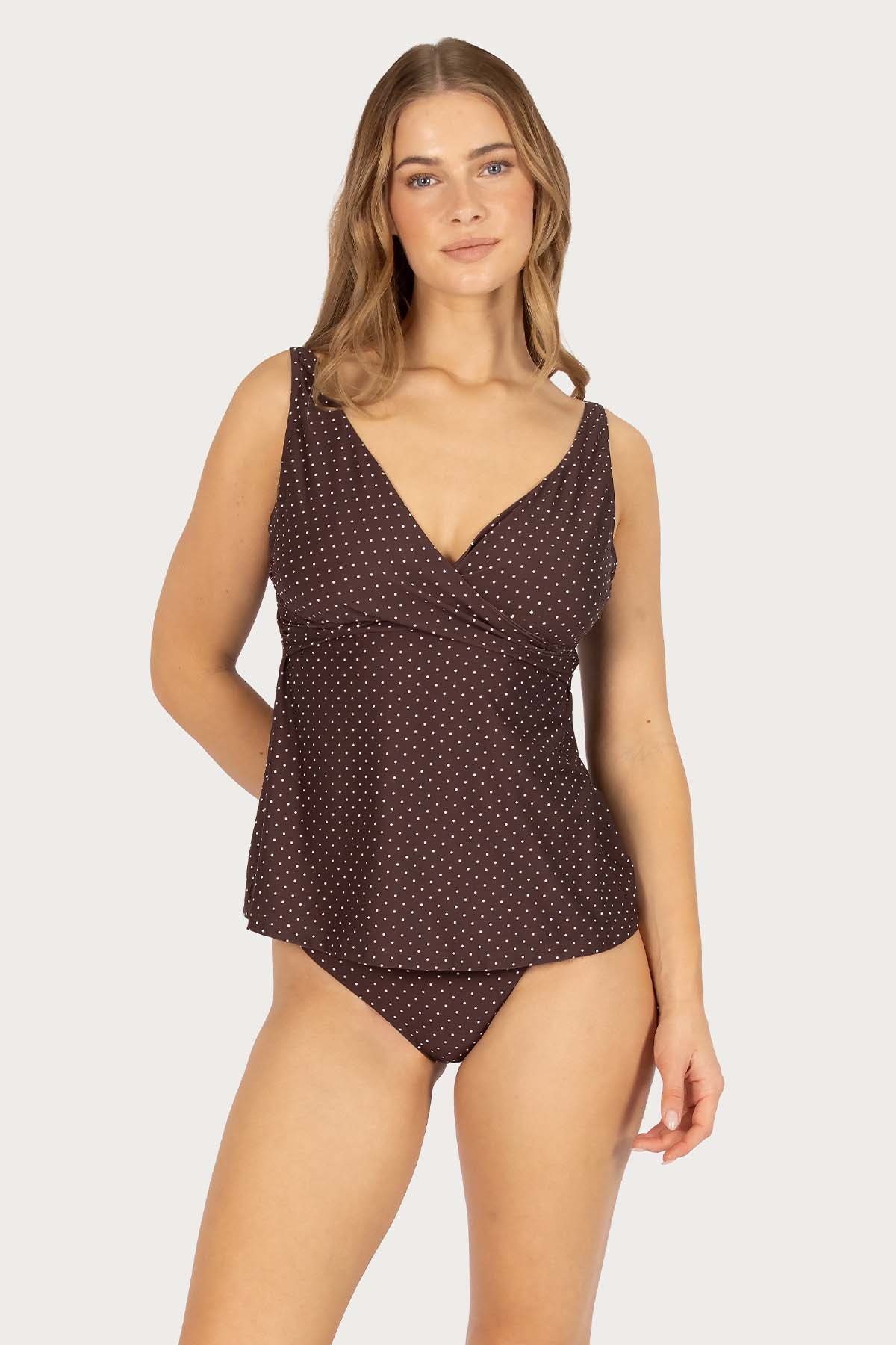 Sundancer D/E Cup Flared Singlet Top