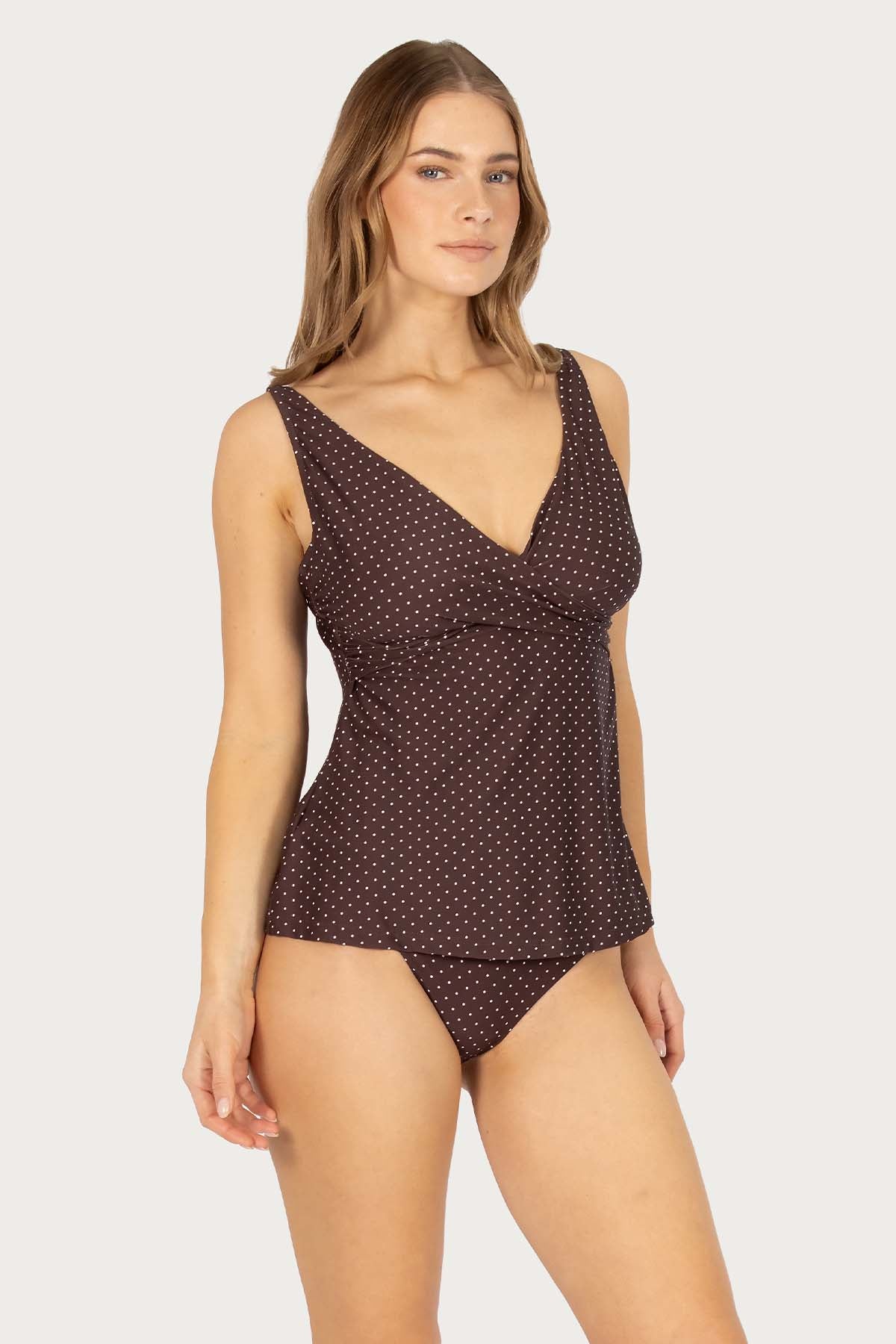 Sundancer D/E Cup Flared Singlet Top