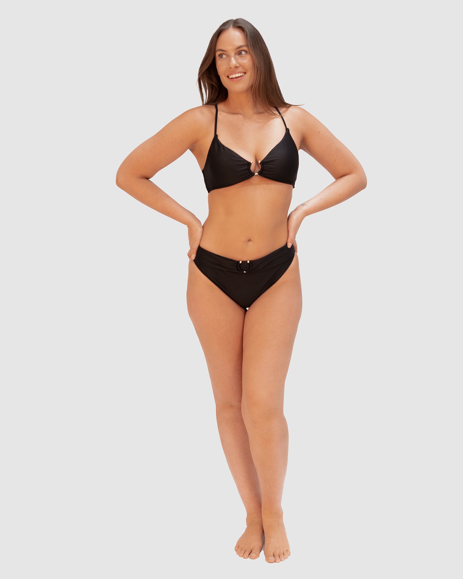 Rococco Luxe Cheeky High Waist Bikini Bottom