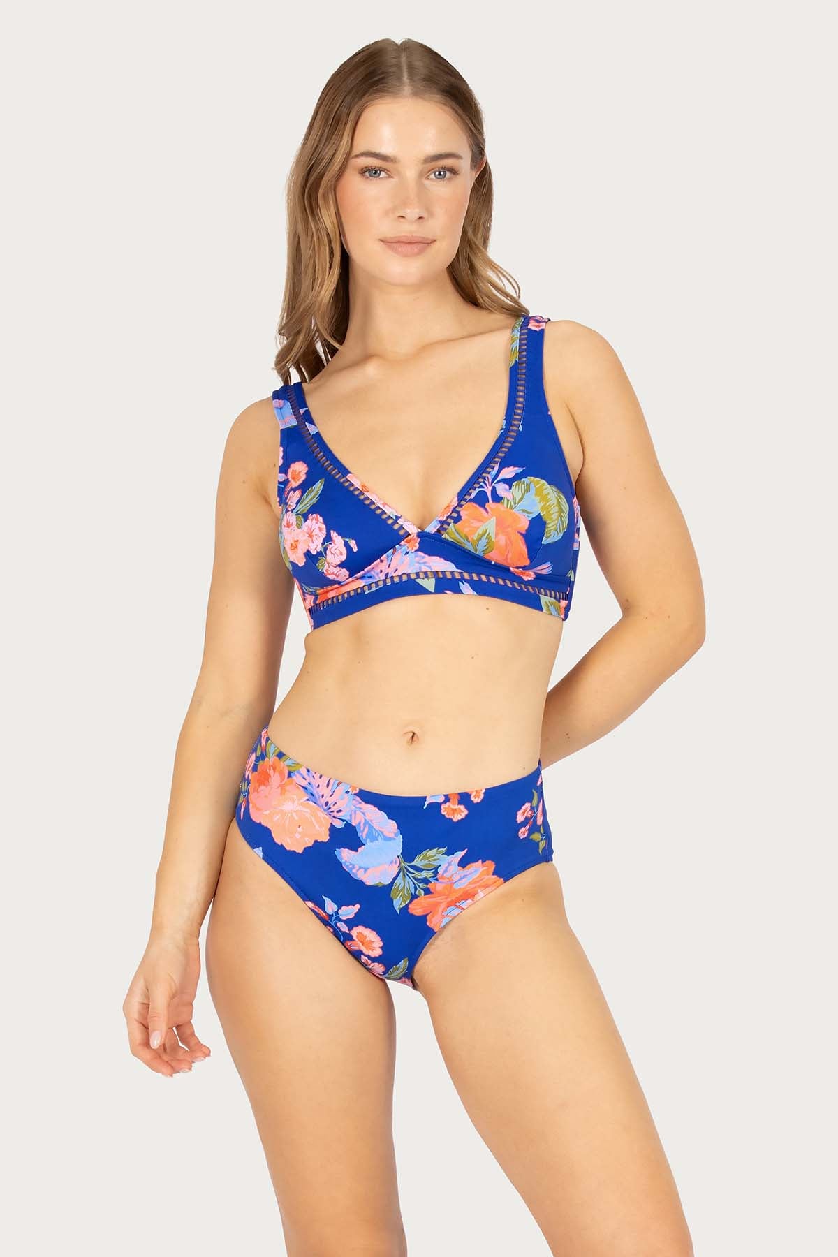 Cala Luna D/DD Cup Longline Bikini Bra Top