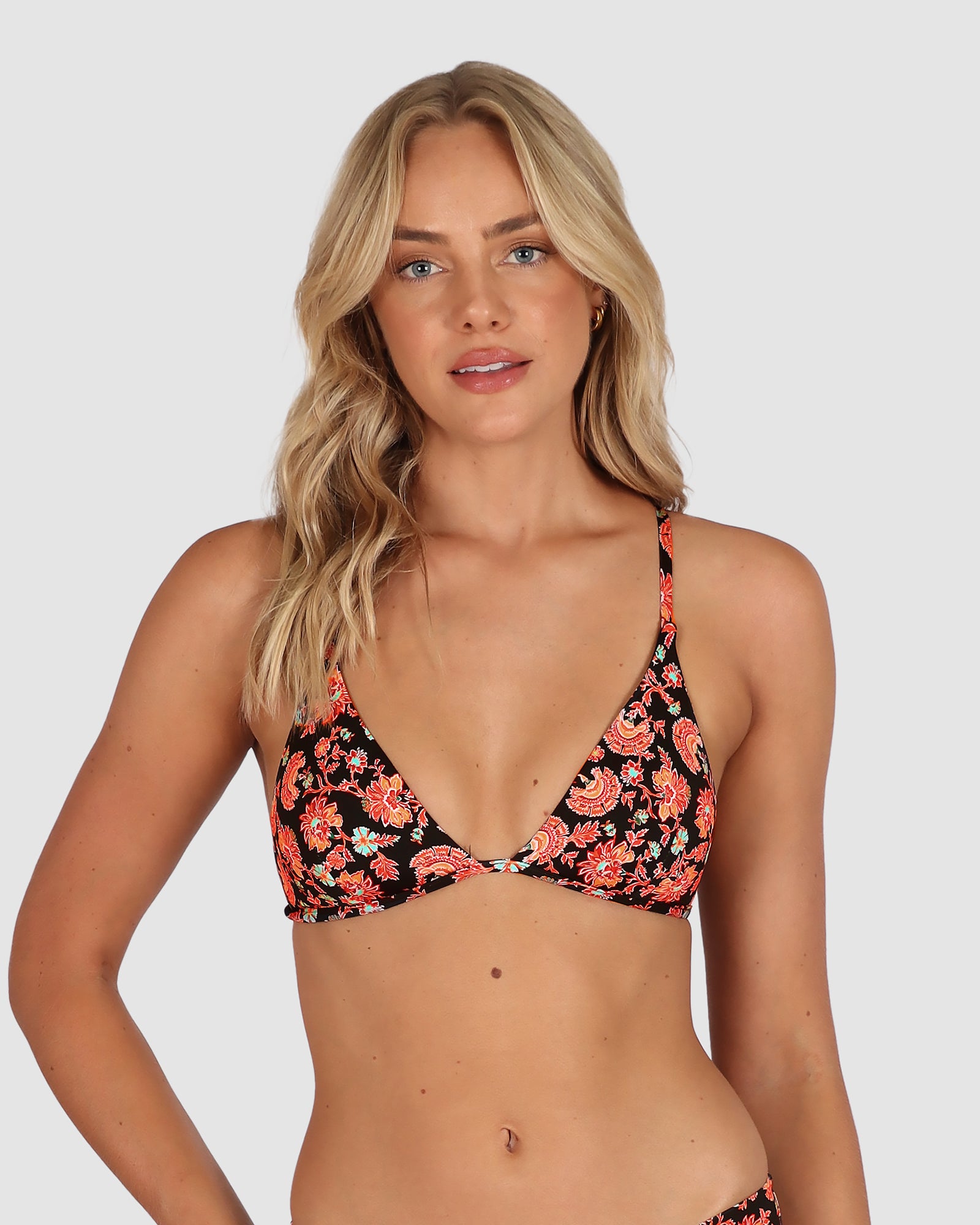 Flamenco Longline Fixed Triangle Bikini Bra Top Baku Swimwear flamenco-longline-fixed-triangle-bikini-bra-top-baku-swimwear