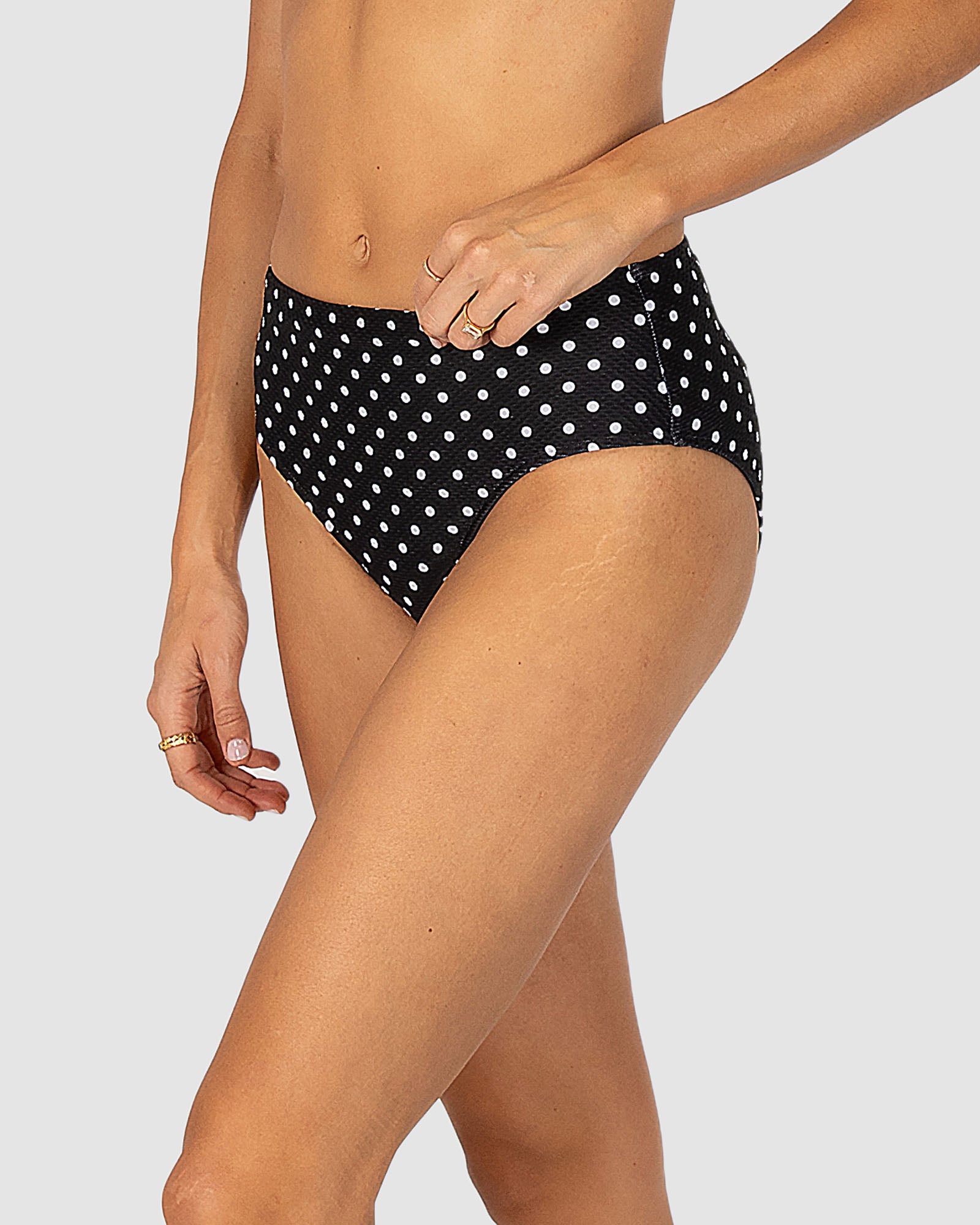 Parisian Summer Mid Bikini Bottom