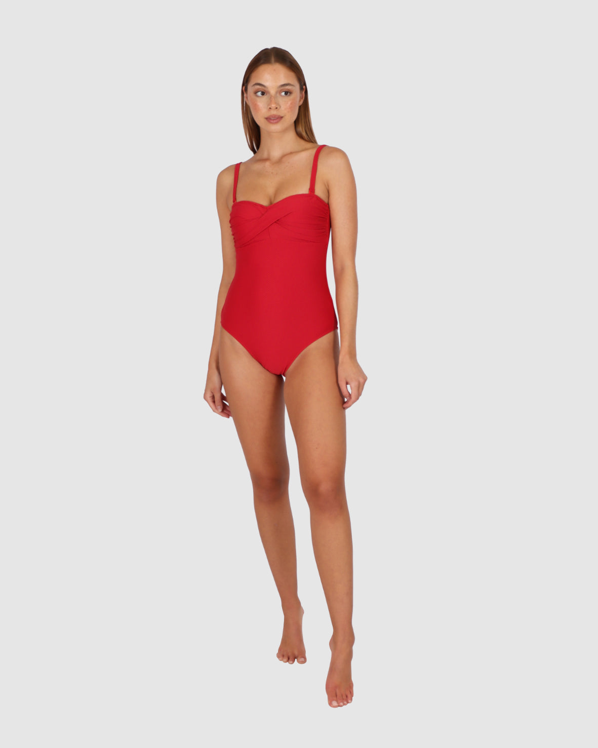 Rococco Twist Bandeau One Piece Swimsuit