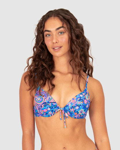 South Beach Booster Bikini Bra Top