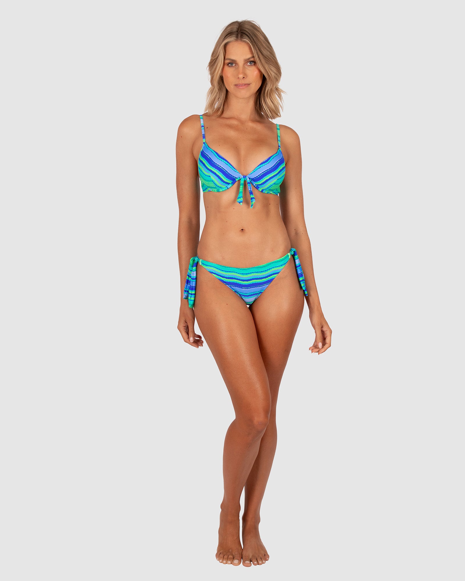 Booster bikini top swimwear 
